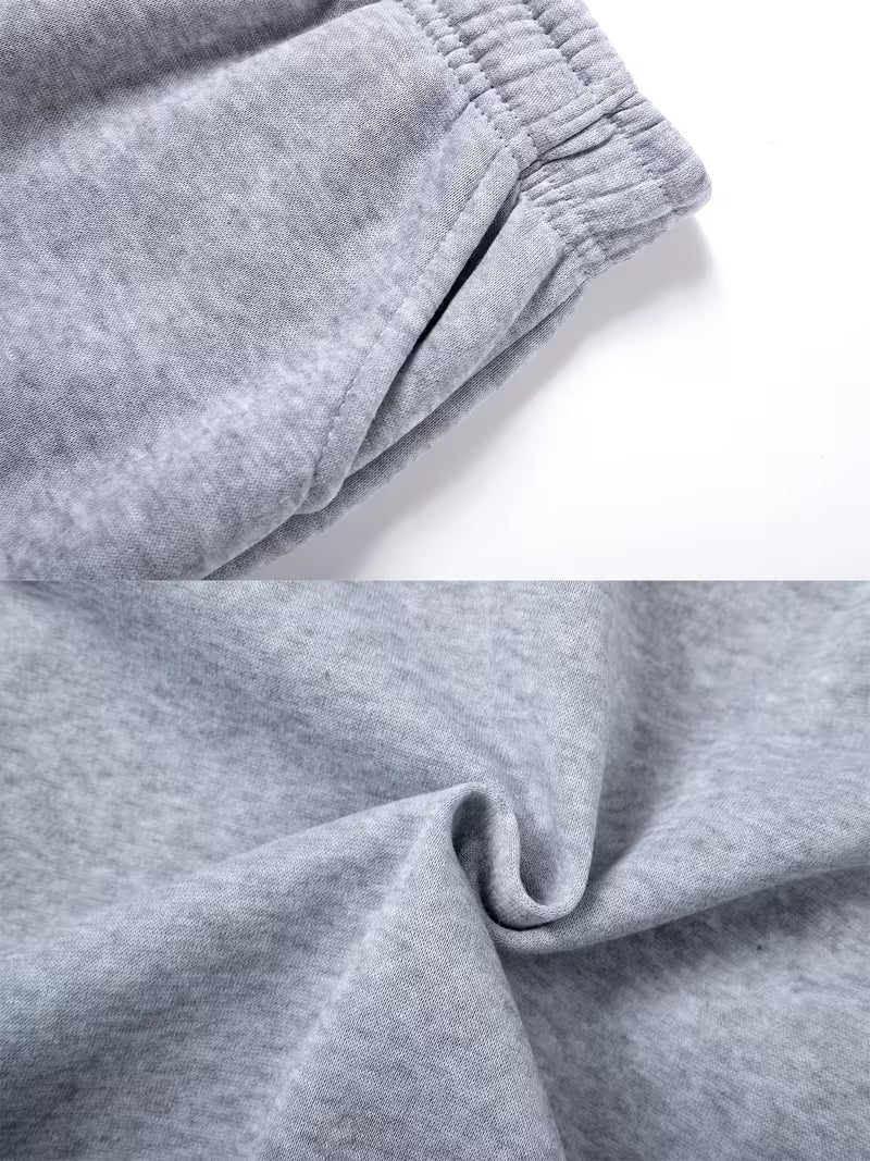 1set 2pcs this autumn winter boys casual outfit features neck sweatshirt and straight leg wide leg pants a stylish and look its suitable for school meals and outdoor gray 5