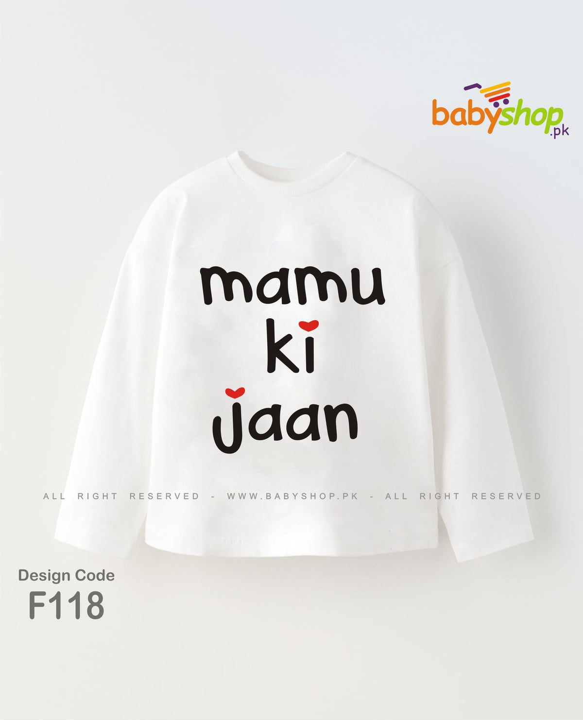 MAMU KI JAAN BABY SHIRT full sleeves