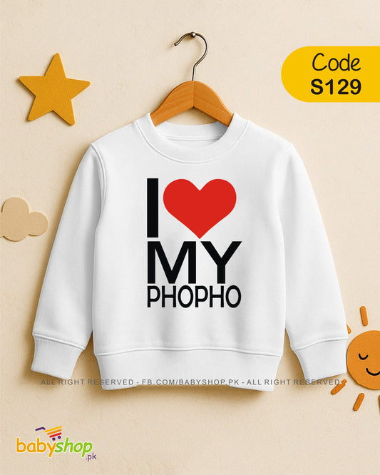 I love my Pupho baby sweat shirt