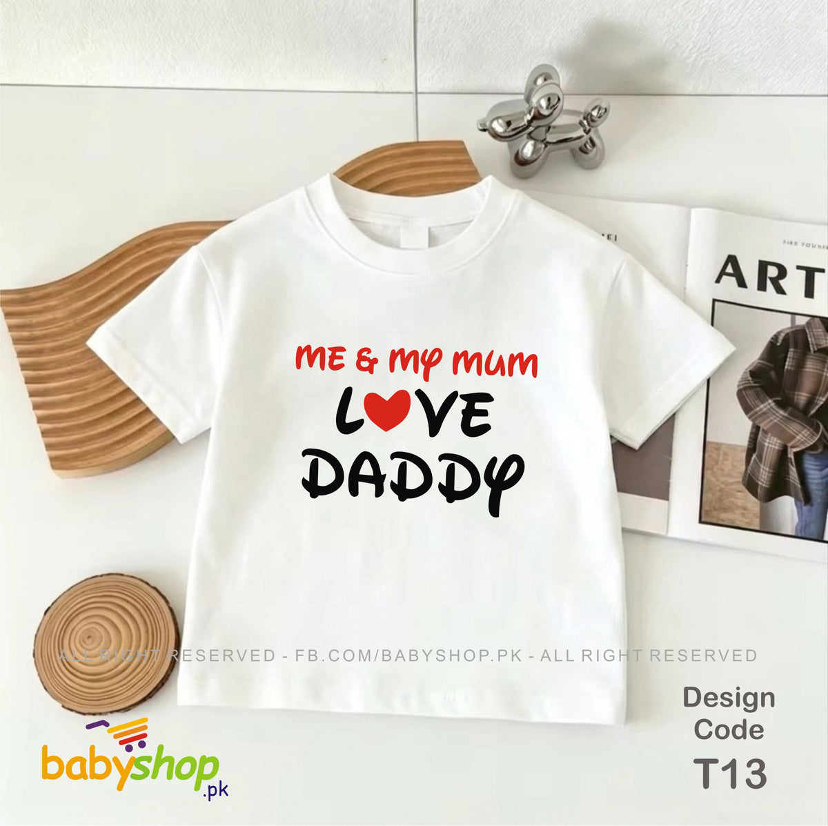Me and mom Love Daddy baby t shirt