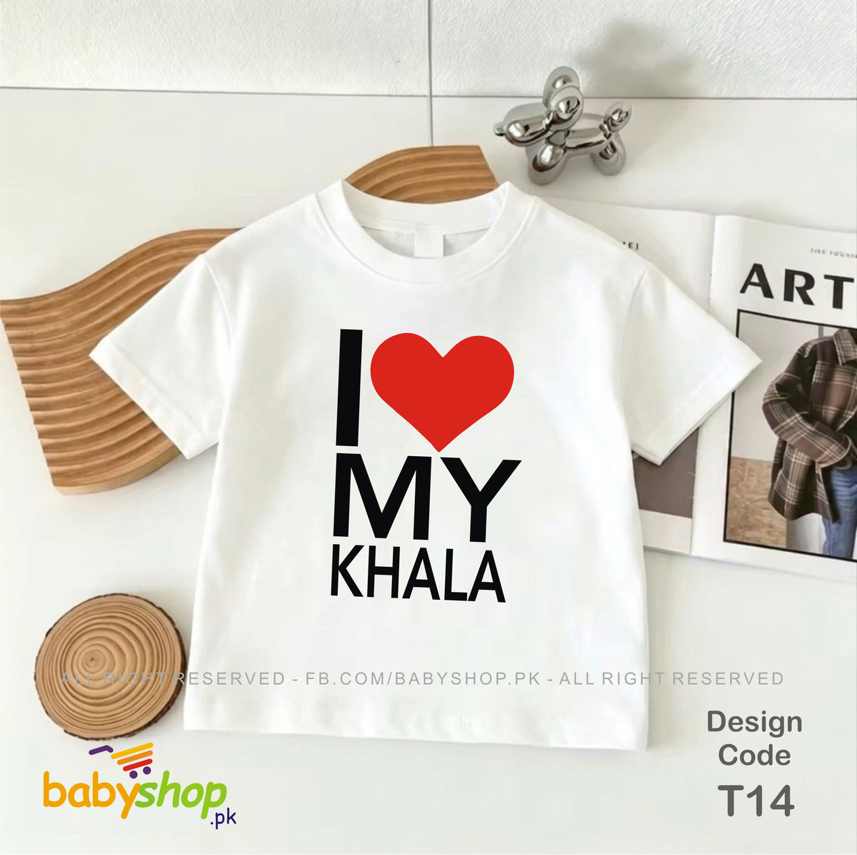 I Love My Khala baby t shirt