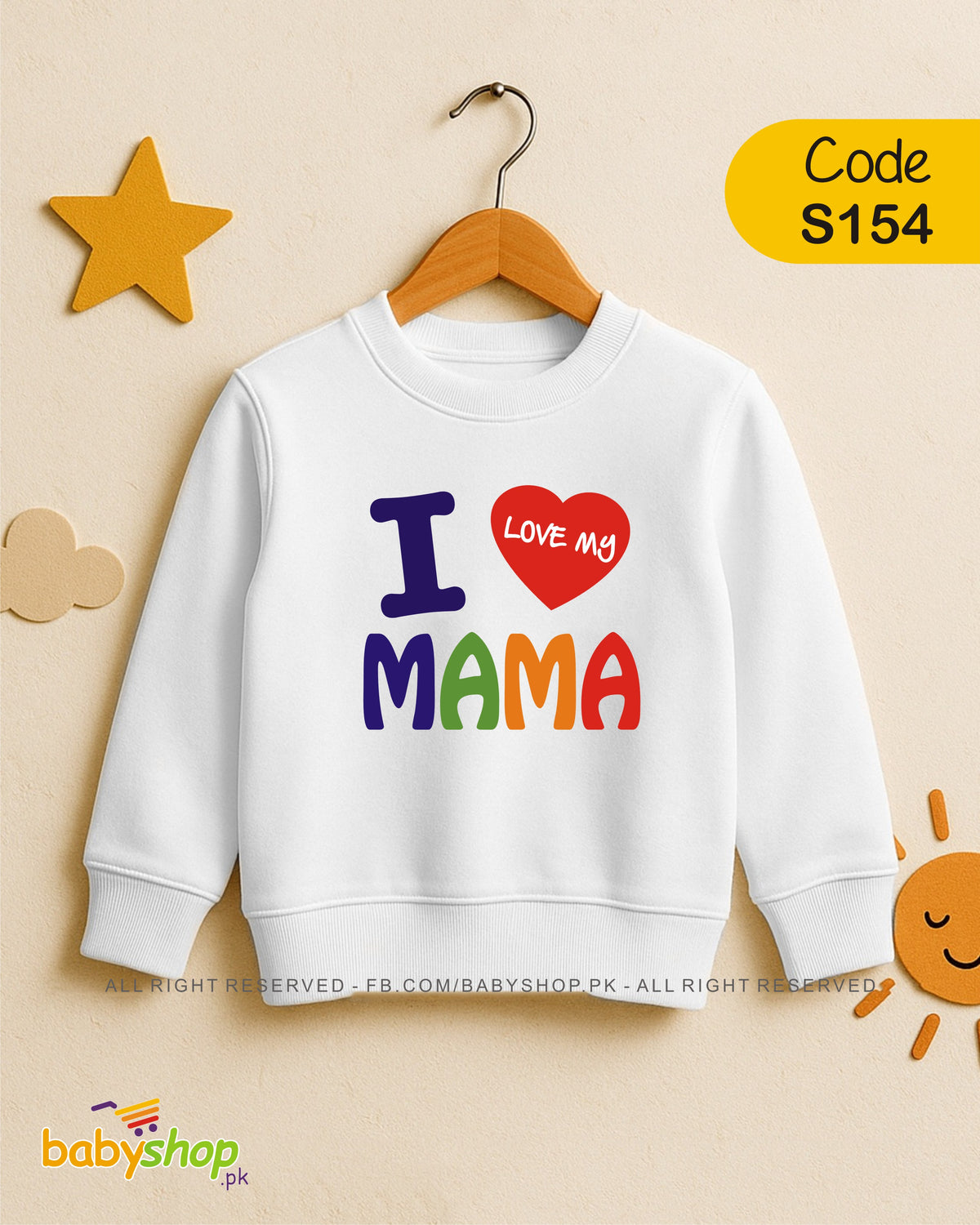 I love my MAMA baby sweat shirt