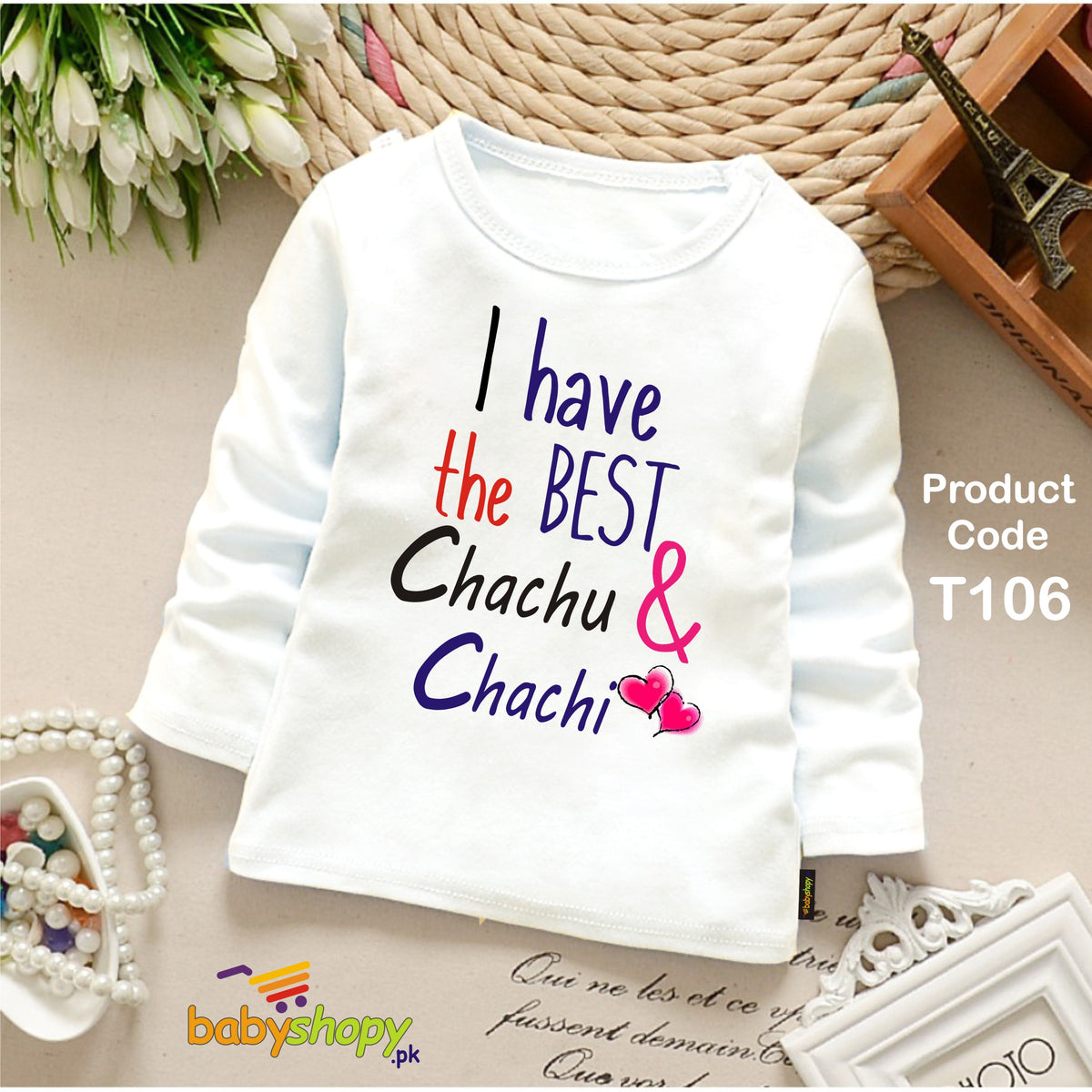 I HAVE THE BEST CACHU CACHI BABY SHIRT FULL SLEEVES