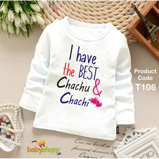 I HAVE THE BEST CACHU CACHI BABY SHIRT FULL SLEEVES