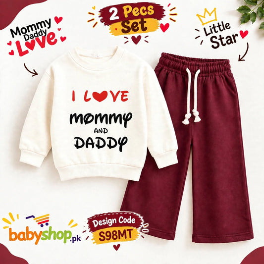 i love mommy and daddy 2 pecs set
