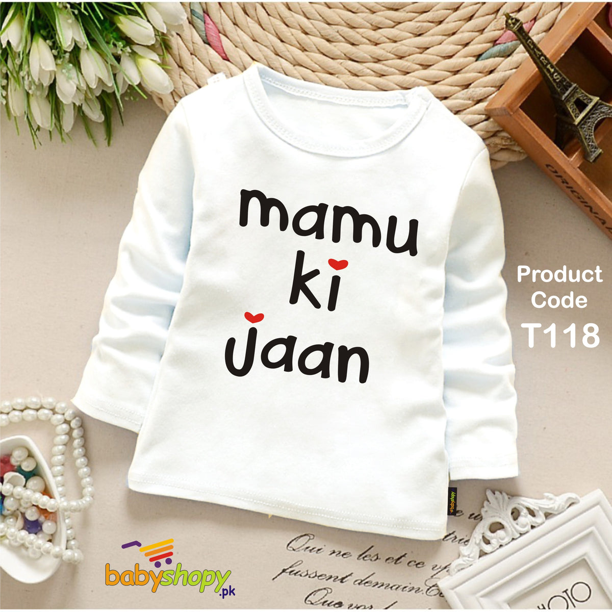 MAMAU KI JAN BABY SHIRT FULL SLEEVES