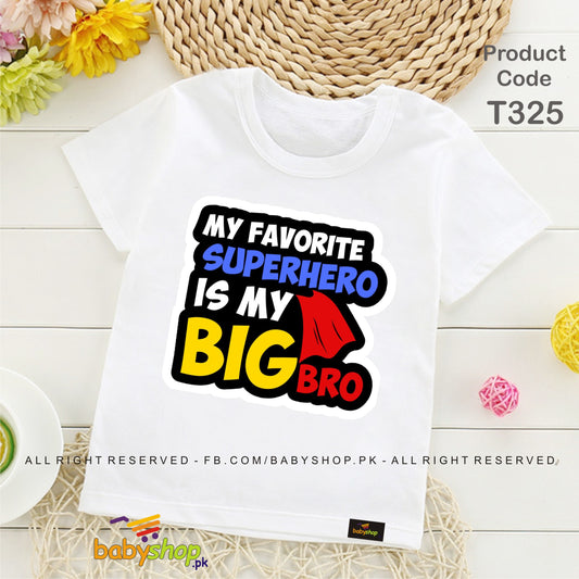 superhero big bro tshirt