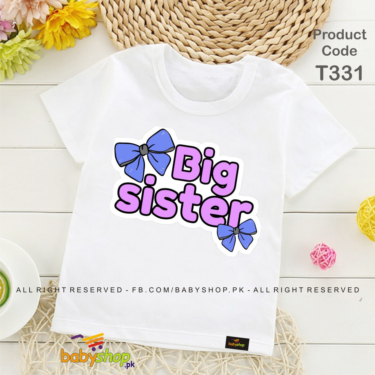 big sister baby tshirt