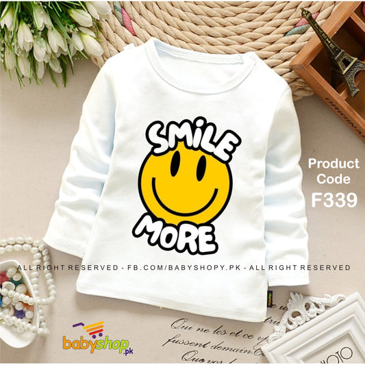 smile more baby shirt