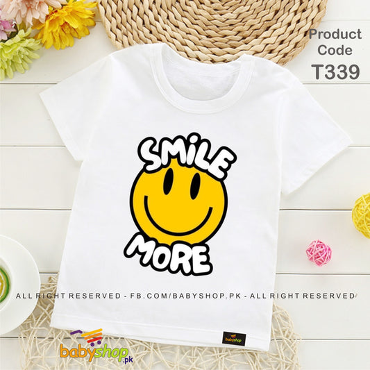 smile more baby tshirit
