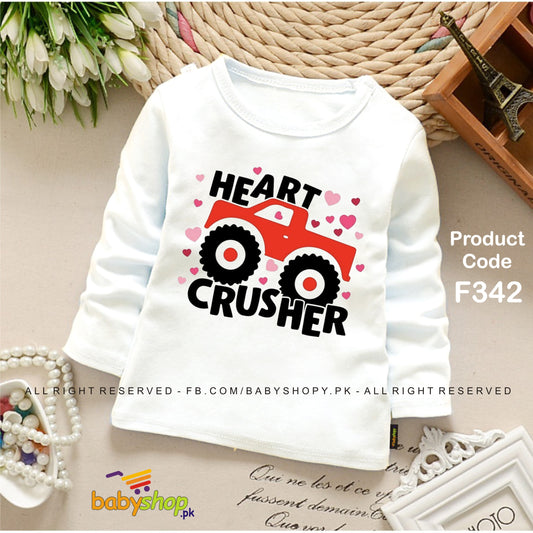 heart crusher baby shirt