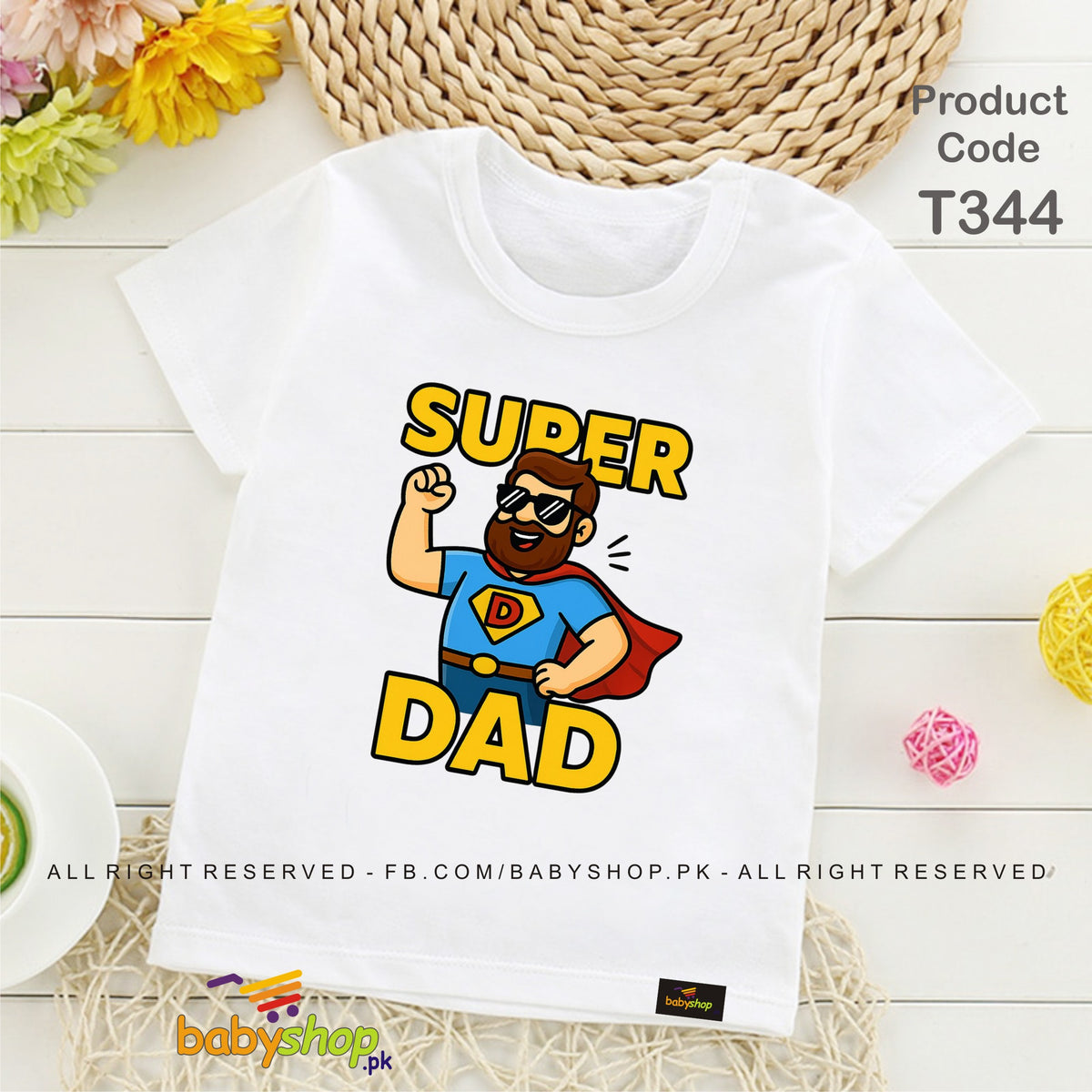 super dad baby t shirt
