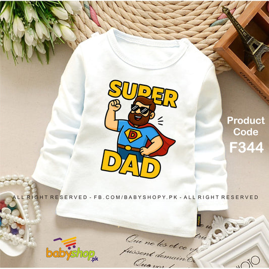 SUPER DAD BABY SHIRT
