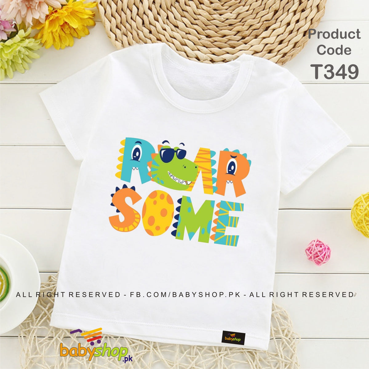 roar some  baby tshirt