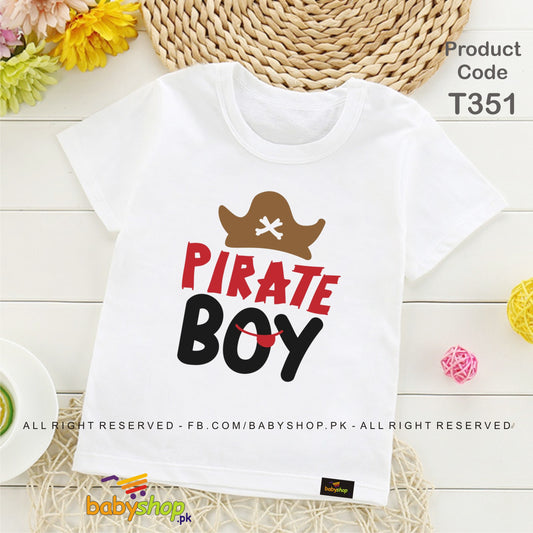pirate boy baby tshirt