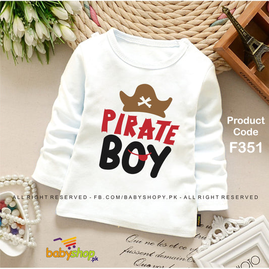 PIRATE BOY  BABY SHIRT
