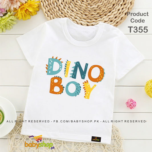 dino boy baby tshirt