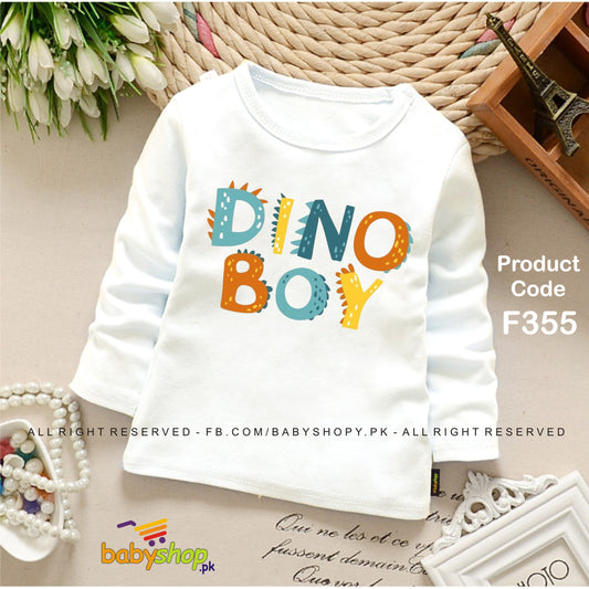 DINO BOY BABY SHIRT