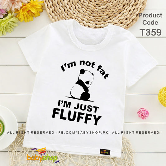 im not fat im just fluffy baby tshirt