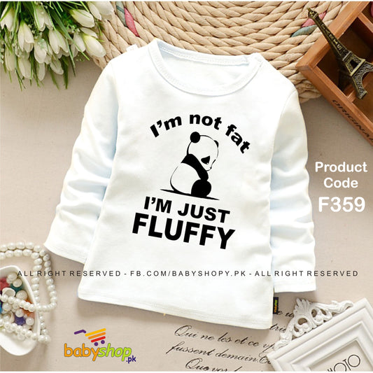 I M NOT FAST I M JUST FLUFFY BABY SHIRT