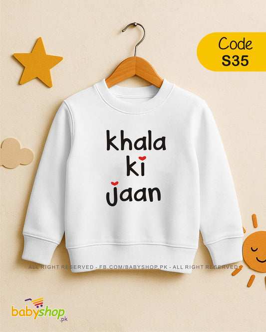 Khala ki Jaan  baby sweat shirt
