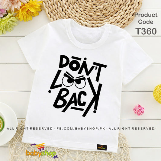 dont look back baby tshirt
