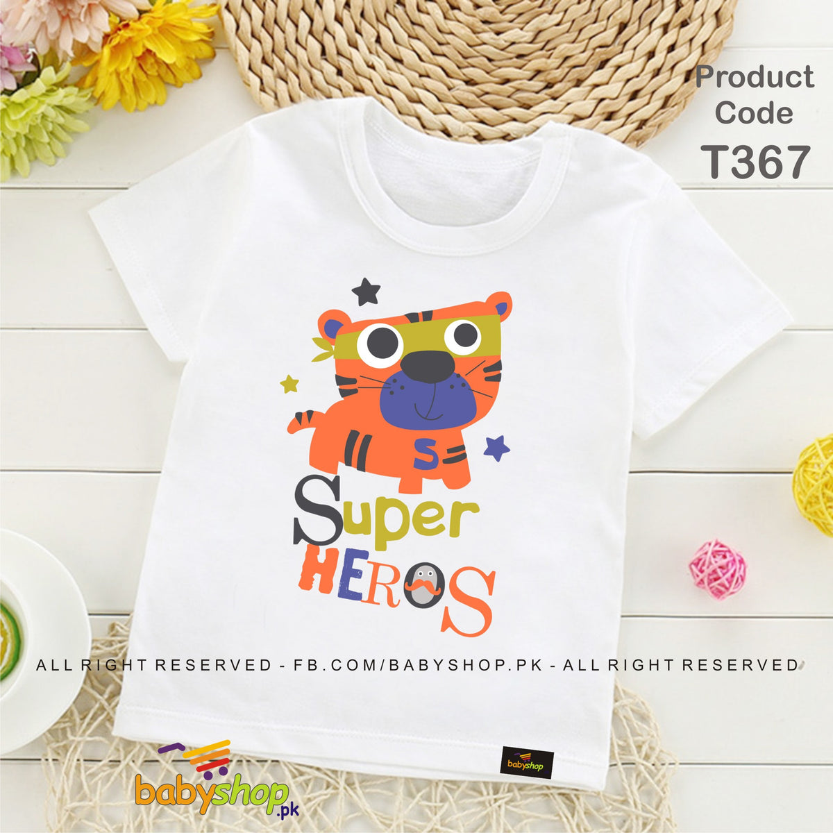 super heros baby tshirt