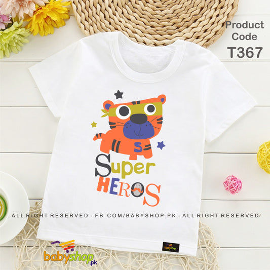 super heros baby tshirt