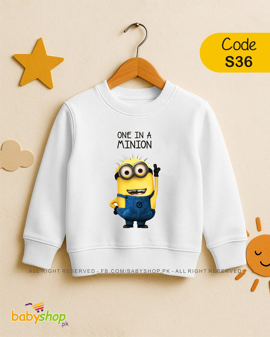 ONE IN A MINION baby sweat shirt
