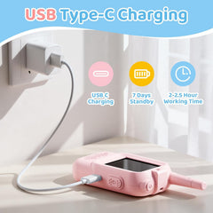 Rechargeable Video Walkie Talkie for Kids