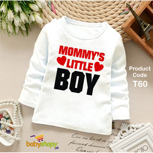 MYOMMY S LITTLE  BOY BABY SHIRT FULL SLEEVS