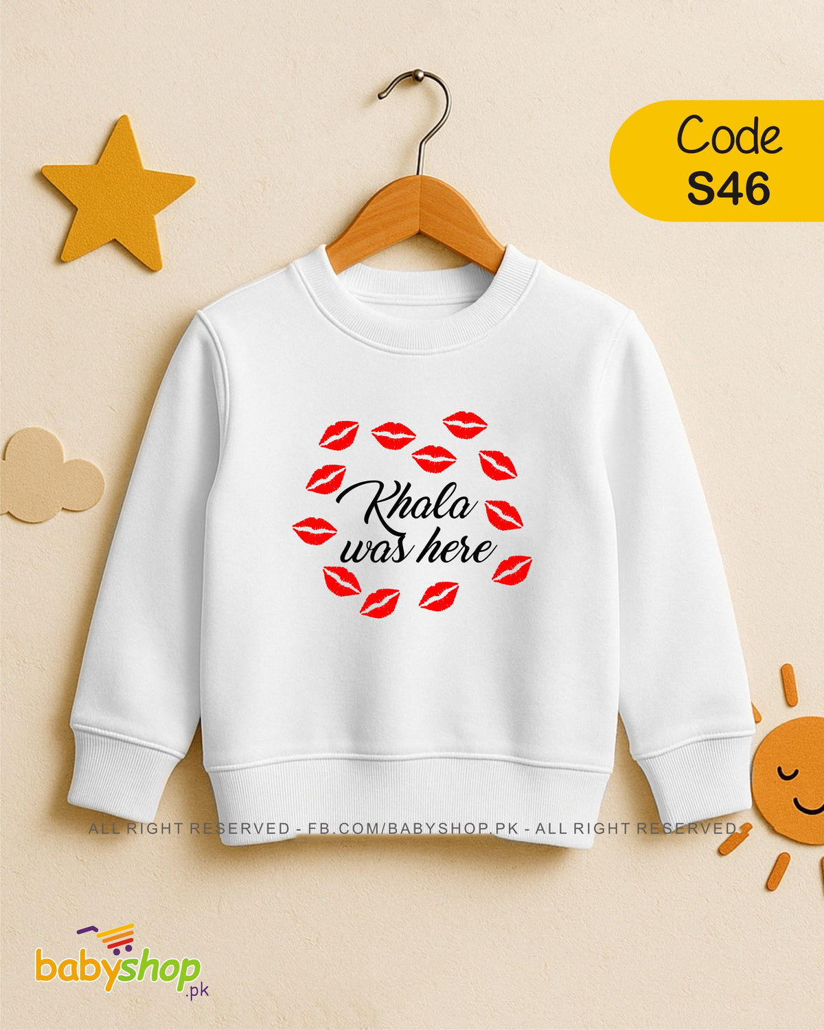 KHALA WAS HERE  baby sweat shirt
