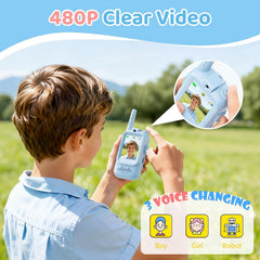 Rechargeable Video Walkie Talkie for Kids