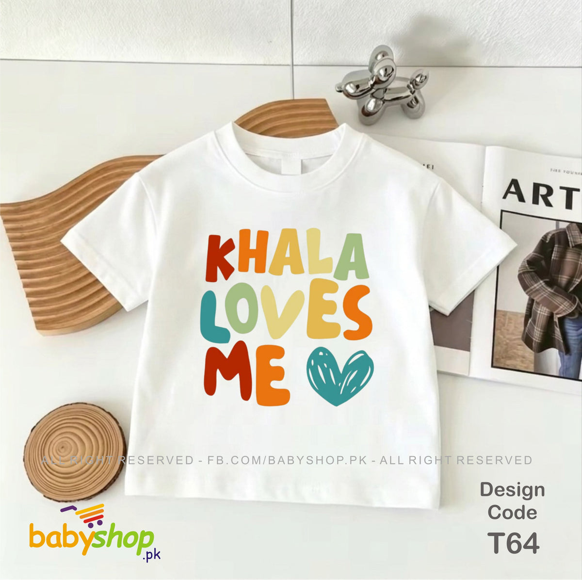 khala loves me baby t shirt