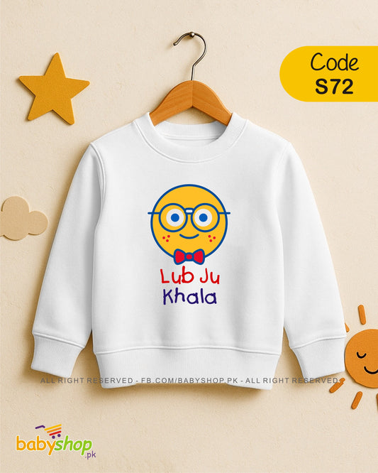 LUB JU KHALA   baby sweat shirt