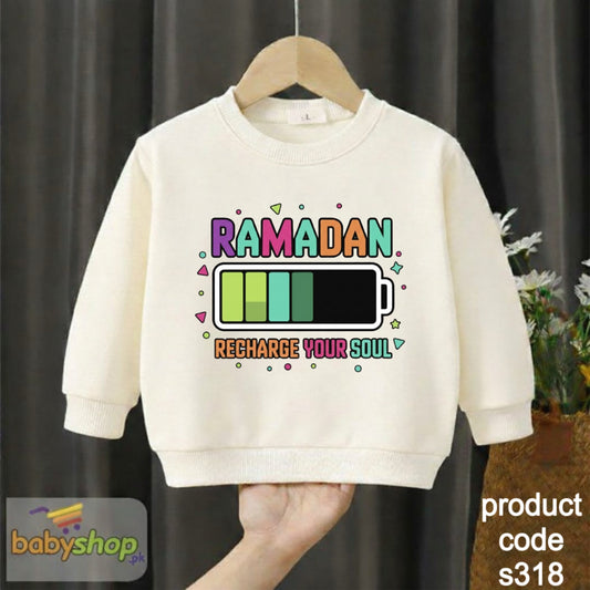 ramadan-recharge your soul baby sweatshirt