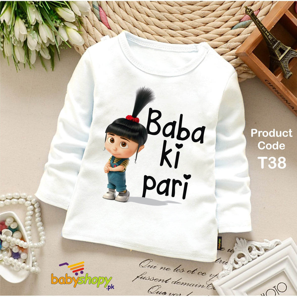 BABA KI PARI BABY SHIRT FULL SLEEVES