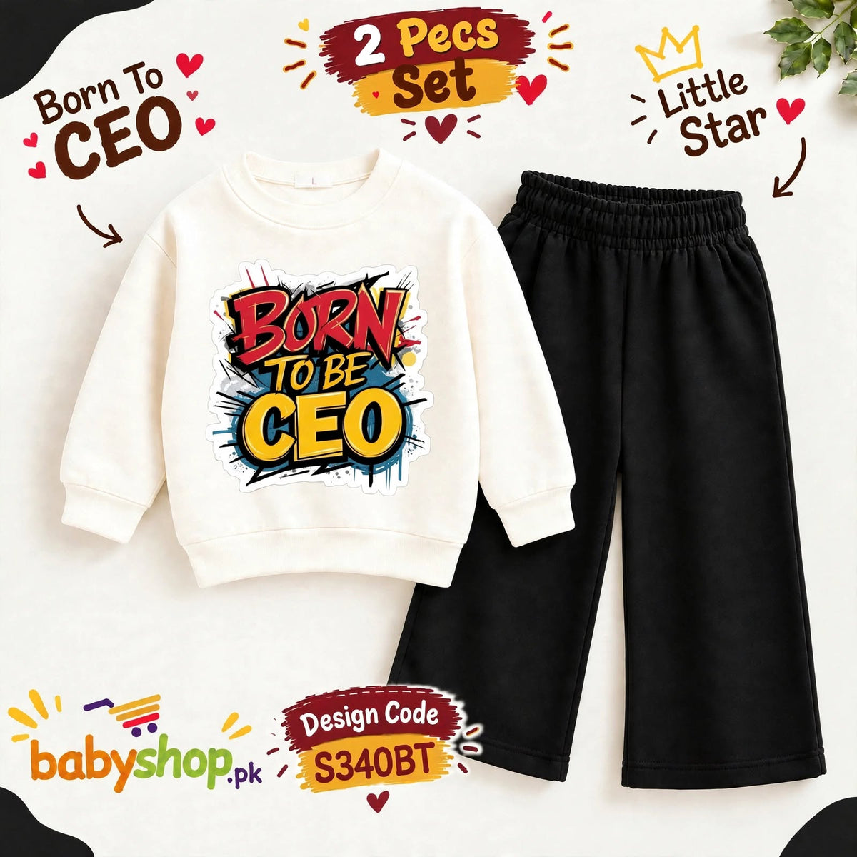 BORN TO BE CEO  2 pecs set