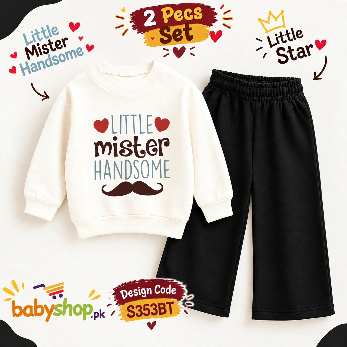 LITTLE mister HANDSOME 2 pecs set