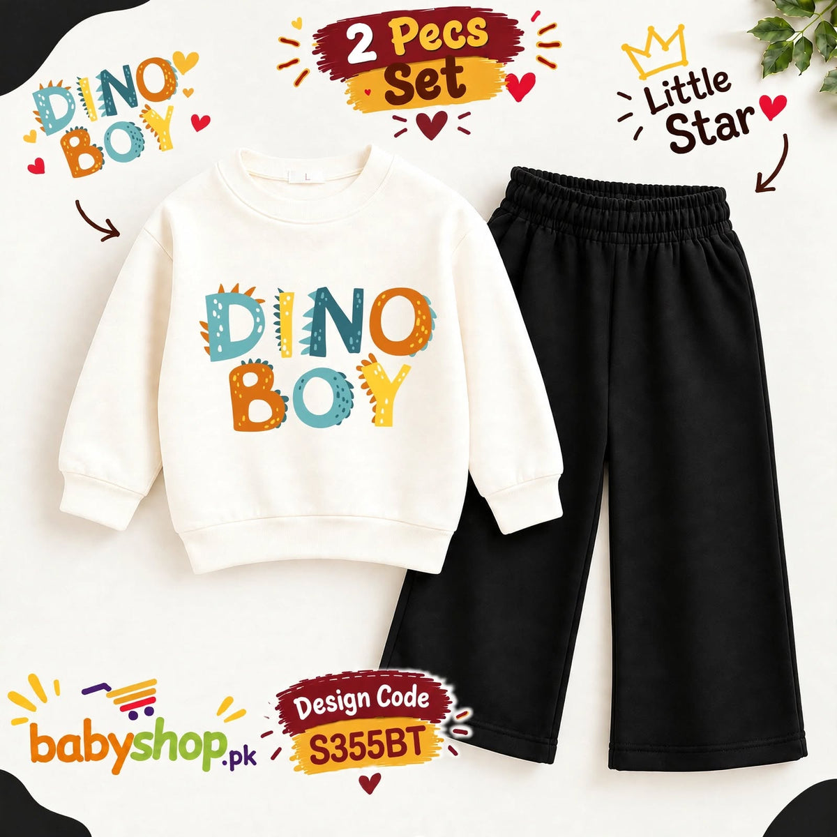 DINO BOY 2 pecs set