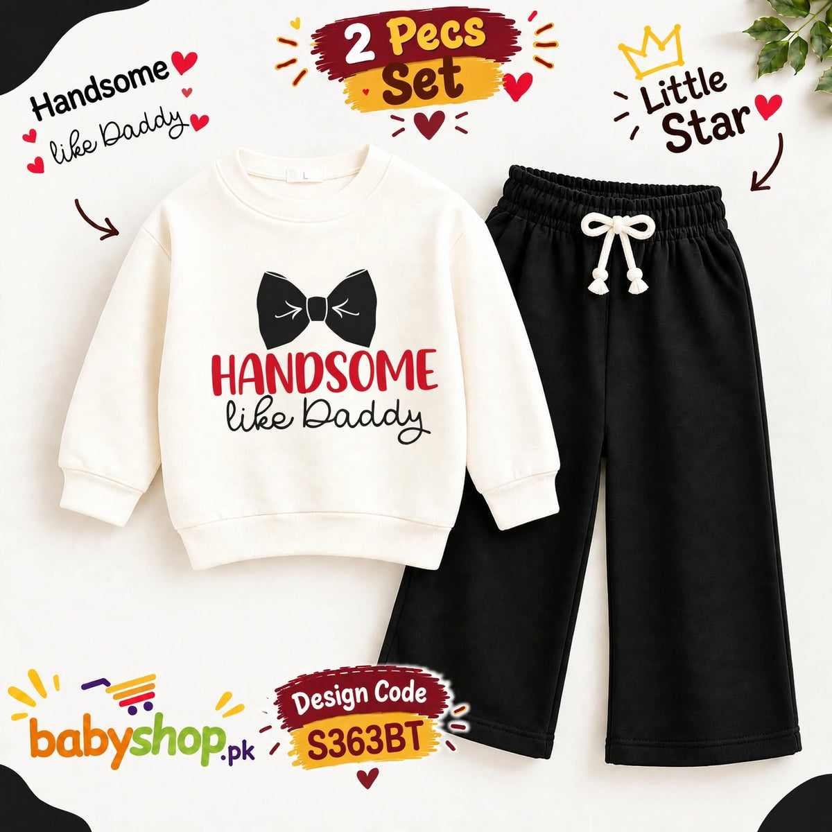HANDSOME like Daddy 2 pece set