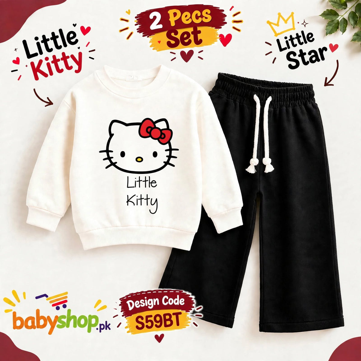 Little Kitty 2 pece set