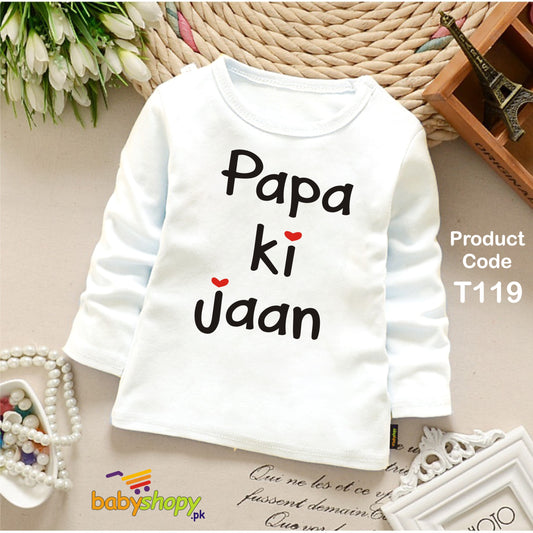 PAPA KI JAN BABY SHIRT FULL SLEEVS